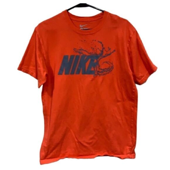Nike orange short sleeve shirt, M - Picture 2 of 5